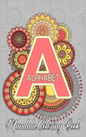 Alphabet Mandala Coloring Book