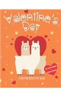 Valentine's Day Coloring Book For Toddlers And Preschool