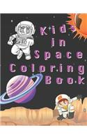 Kids In Space Coloring Book
