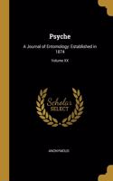 Psyche: A Journal of Entomology: Established in 1874; Volume XX