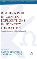 Reading Paul in Context: Explorations in Identity Formation