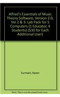 Alfred's Essentials of Music Theory Software, Version 2.0, Vol 2 & 3