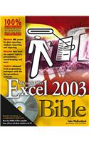 Excel 2003 Bible [With CDROM]