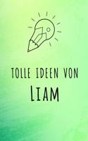 Tolle Ideen von Liam: Kariertes Notizbuch mit 5x5 Karomuster für deinen Vornamen