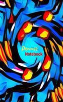 Pennee' Notebook: Abstract Design: Notebook/Journal, Composition, (8.5" x 11"), 120 Pages, 2