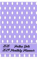 2020-2024 Polka Dots Monthly Planner