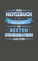 Dieses Notizbuch Gehört Der Besten Steuerberaterin Aller Zeiten