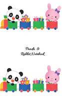 Panda & Rabbit Notebook