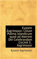 Eystein Sgrimsson: Lilium Po Ma Islandicum Quod Ad Matrem Dei Celebrandam Cecinit E. Sgr Msson