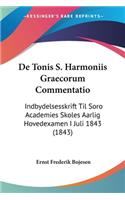 De Tonis S. Harmoniis Graecorum Commentatio
