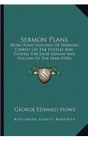 Sermon Plans