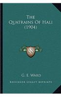 Quatrains Of Hali (1904)