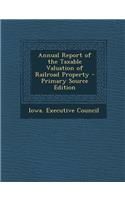Annual Report of the Taxable Valuation of Railroad Property