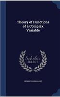 Theory of Functions of a Complex Variable