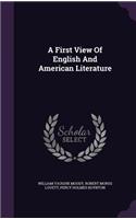 First View Of English And American Literature