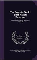 Dramatic Works of Sir William D'avenant