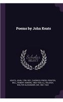 Poems by John Keats