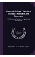 Union of all True Christians Possible, Desirable, and Necessary