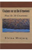 Citations sur un flot d'émotions