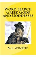 Word Search Greek Gods and Goddesses
