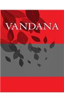 Vandana: Personalized Journals - Write In Books - Blank Books You Can Write In