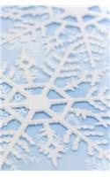 Snowflakes 2 Notebook: 150 Page Holiday Notebook Journal