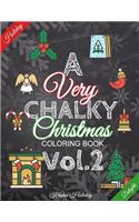 Very CHALKY Christmas Coloring Book Vol.2