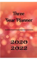 2020-2022 Three Year Planner