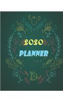 2020 Planner: Daily Weekly Monthly Planner Yearly Agenda 8.5 x 11'' - 160 pages for Academic Agenda Schedule Organizer - Perfect for Planning and Organizing Your 