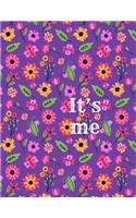 It's me: Cornell Notes Notebook, Blank line journal for high school, college, university student, men, Women, size 8.5X11 inches,100 pages, Lecture, Note tak