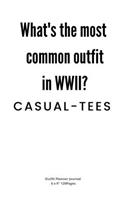 What's the most common outfit in WWII?: Dairy Outfit Planner for Costume women Stylish to Write In fun creative Ideas and to do list Notebook