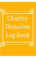 Charity Donation Log Book