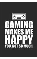 Gaming Makes Me Happy You Not So Much