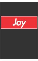 Joy: Joy Planner Calendar Notebook Journal, Personal Named Firstname Or Surname For Someone Called Joy For Christmas Or Birthdays This Makes The Perfect 