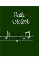 Blank Sheet Music Notebook, Notebook for Musicians, Music Composition Notebook: Ready to save your songs for the composer, students