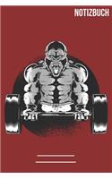 Notizbuch Gorilla Fitness