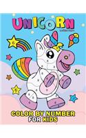 Unicorn Collection Color by Number for Kids: Coloring Books for Girls and Boys Activity Learning Work Ages 2-4, 4-8