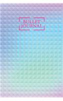 Bullet Journal: Gorgeous Trendy Holographic Bullet Journal 120-Page 1/4 Inch Dot Grid Pretty Holographic Notebook 6 X 9 Perfect Bound Glossy Softcover