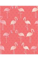 Flamingo Notebook: Bird Journal Notebook Ruled Lined Page Kids Teen Women Girl Writing Book Activity Diary School Notepad Animal Pink Colorful Palme Leaves Kawaii Blue(20 Flamingo Notebook)