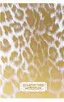 Leopard Print Isometric Grid Notebook for Designers, Drafters & Artists