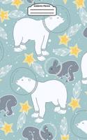 Academic Planner 2019-2020 - Arctic Animals Space Vol 20: Your Academic Weekly Planner (August 2019-August 2020) - Rabbits Polar Bears Stars