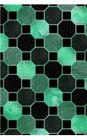 Bullet Journal Notebook Dotty Hexagon Pattern 9