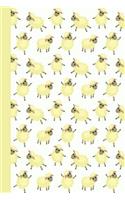 Journal: Baby Sheep (Yellow) 6x9 - Dot Journal - Journal with Dot Grid Paper - Dotted Pages with Light Grey Dots: Baby Sheep (Yellow) 6x9 - Dot Journal - Journal with Dot Grid Paper - Dotted Pages with Light Grey Dots