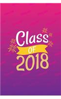 Class of 2018: Grad Lined Journal Notebook
