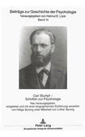 Schriften Zur Psychologie
