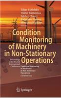 Condition Monitoring of Machinery in Non-Stationary Operations
