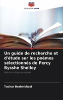 Un guide de recherche et d'étude sur les poèmes sélectionnés de Percy Bysshe Shelley