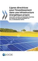 Lignes directrices pour l'investissement dans une infrastructure énergétique propre: Faciliter l'accès aux énergies propres en faveur du développement et de la croissance verte