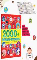 2000+ Reward Stickers : Kids Reward Stickers Book, Great for Teachers and Parents, Motivational and Fun Sticker Book with Over 2000 Stickers