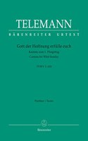 Gott der Hoffnung erfulle euch TVWV 1:634 -Kantate zum 1. Pfingsttag-. Partitur, Urtextausgabe